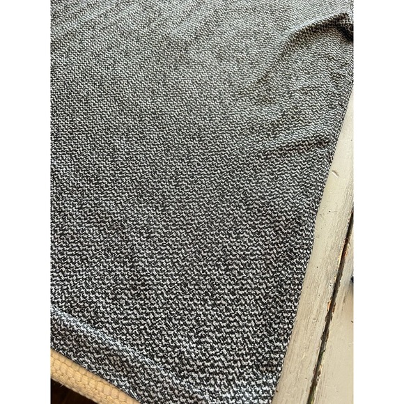 Athleta Flurry Peak Black Norwegian Gray Seamless Turtleneck Shirt Sz L - Picture 2 of 8